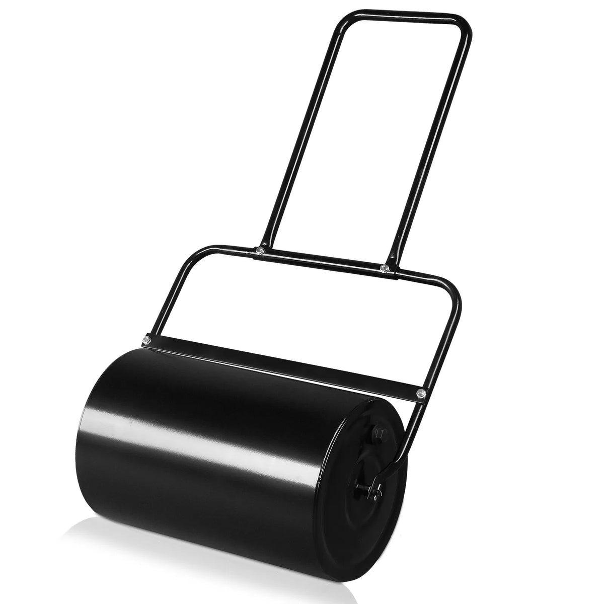 Lawn Roller 19.5 in Steel Drum, Push or Tow, 10 Gal Water Fill