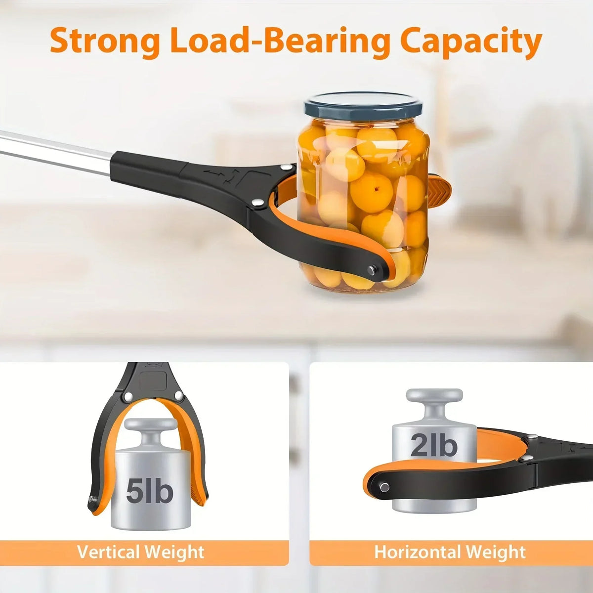 Reacher Grabber Tool 32 Inch – 360° Rotating Pick-Up Gripper – image 4