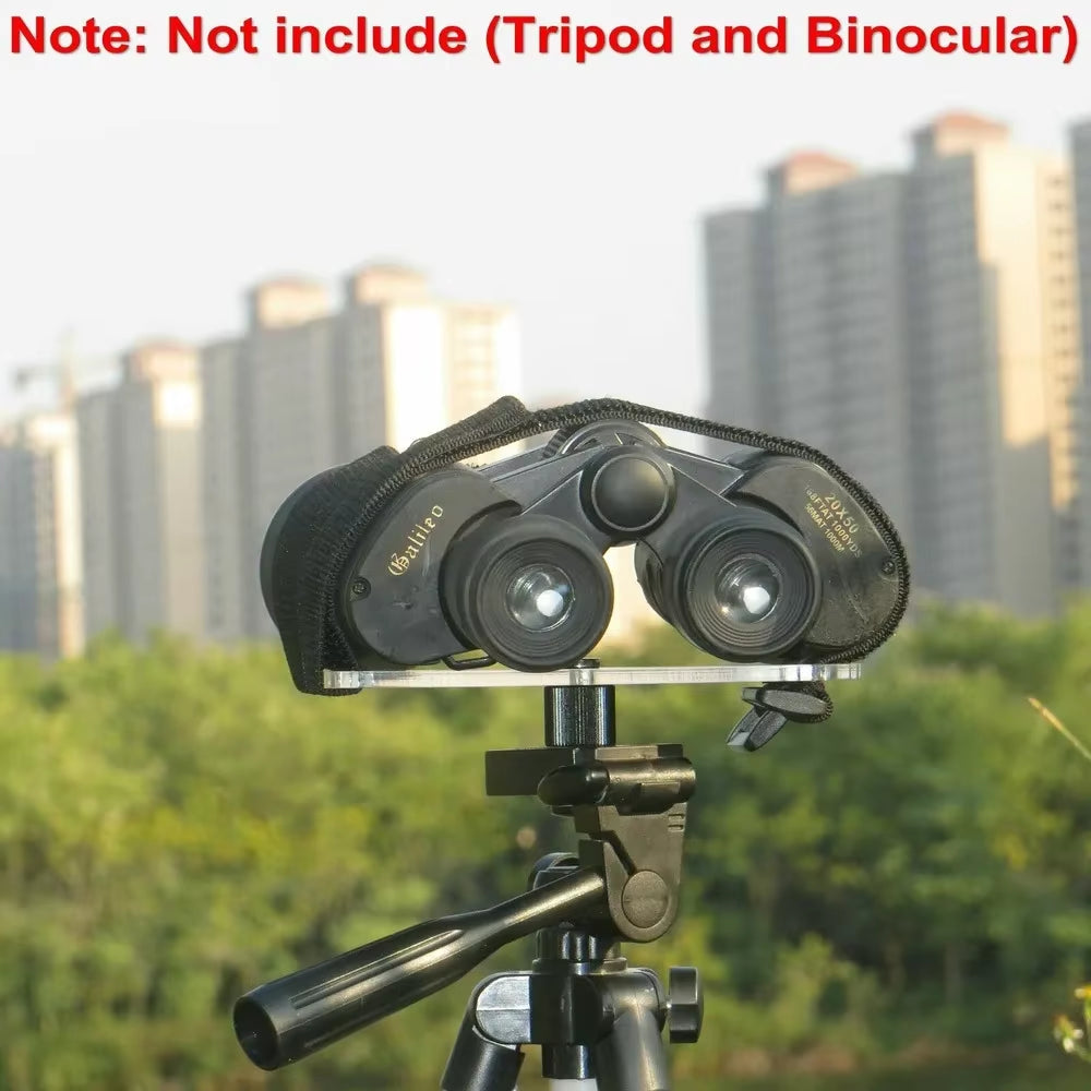 Universal Binocular Tripod Adapter Mount with 1/4-20 Thread – image 3