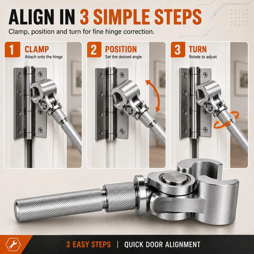 Door Hinge Adjustment Wrench – Universal Hinge Tool – image 4