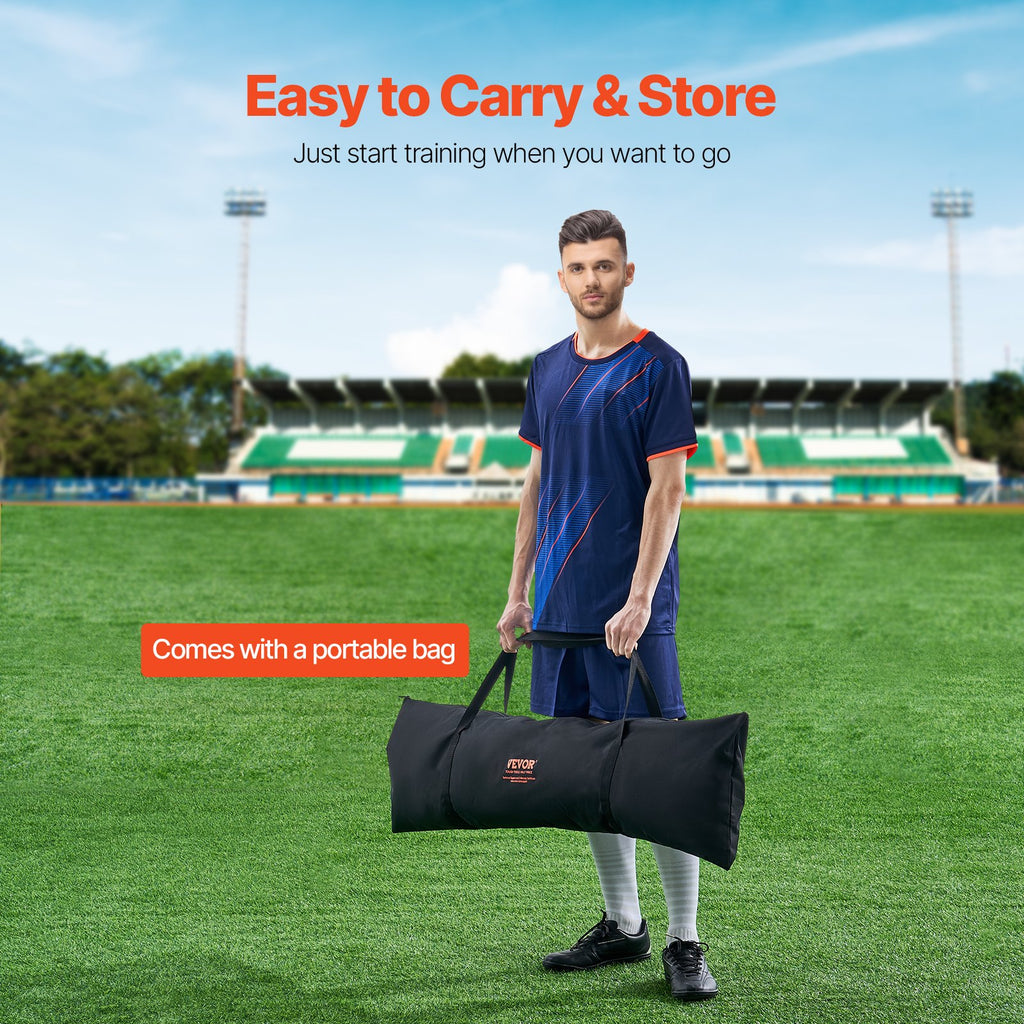 Portable Soccer Rebounder Net 7 x 7 ft with Carry Bag – image 5