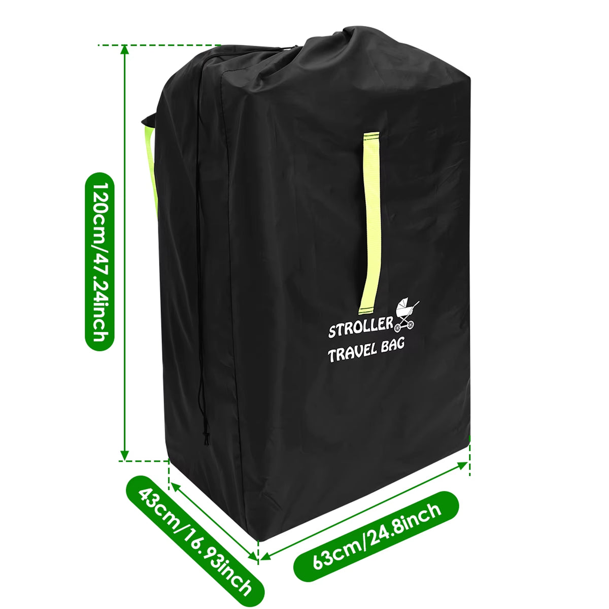Waterproof Gate Check Stroller Travel Bag with Shoulder Strap – image 1