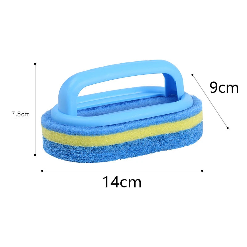 Handled Sponge Scrub Brush for Tub & Tile – image 6