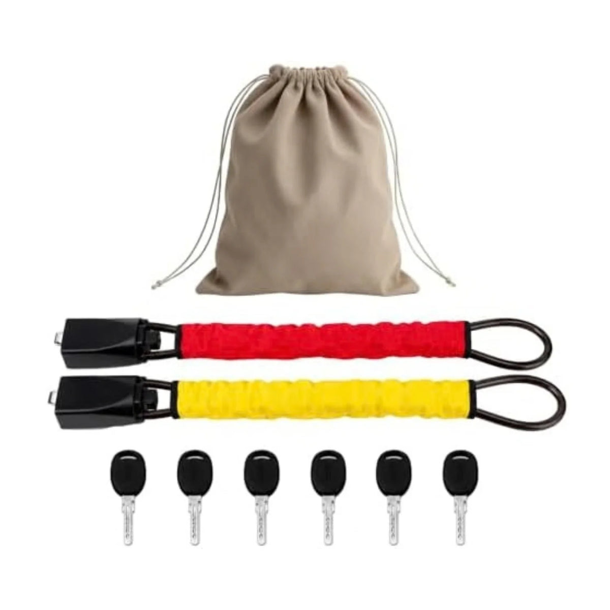Steering Wheel Lock 2-Pack – Seat Belt Anti-Theft Lock – image 8
