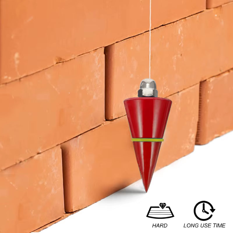 Construction Plumb Bob with Retractable Line Reel – image 5