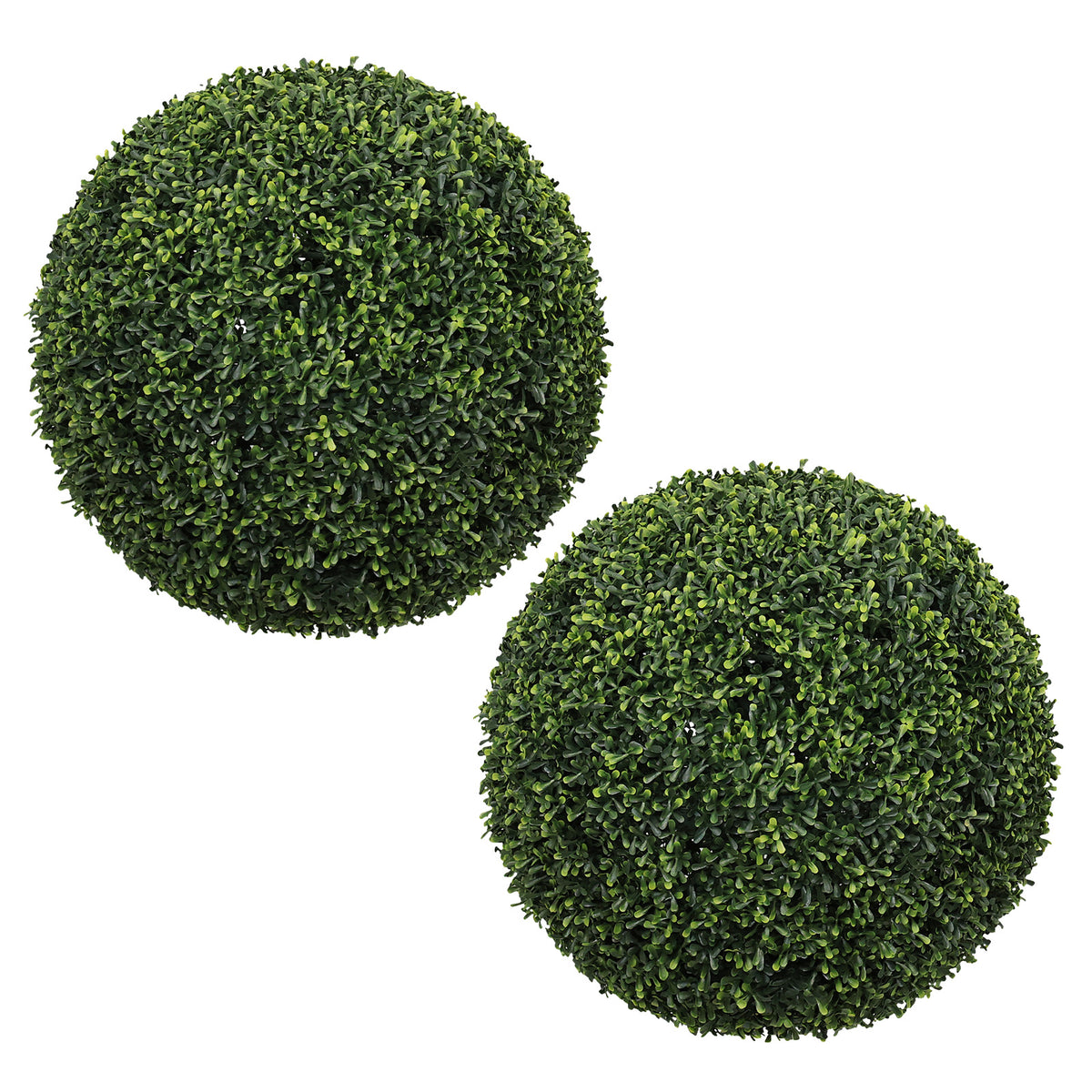 Artificial Boxwood Topiary Balls 2 Pack, 18.5 in Outdoor Decor – image 3
