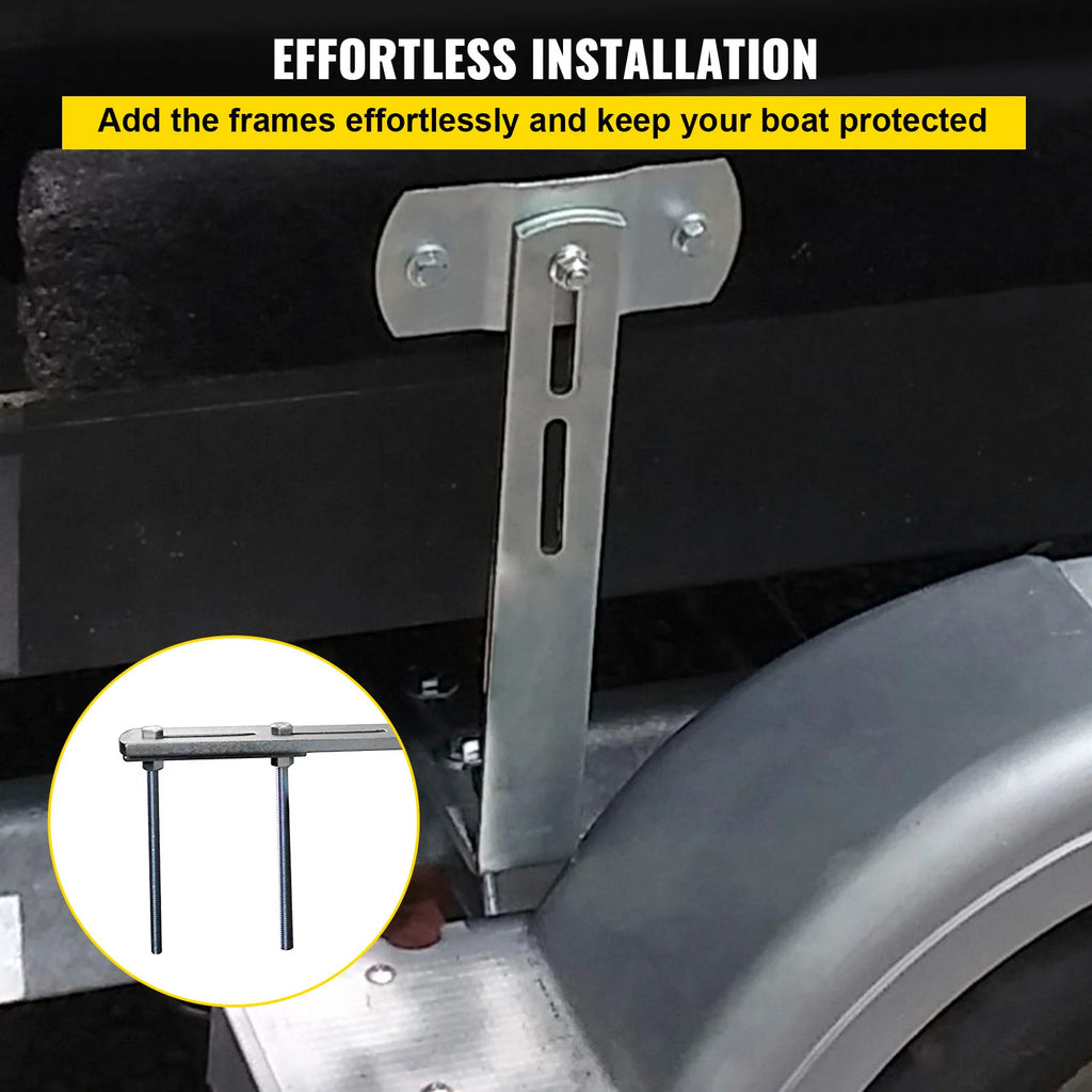 Boat Trailer Guide-Ons with 48 in Carpeted Boards, 2-Pack – image 4