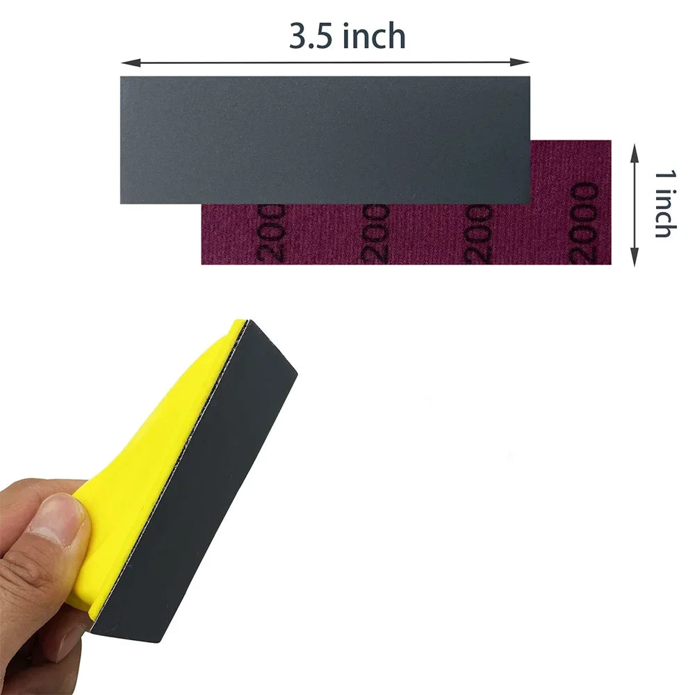Mini Sanding Block Kit 71 Pcs – Hook and Loop Sandpaper 400–3000 – image 4