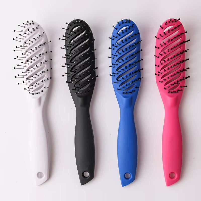 Detangling Hair Brush 9-Row Styling Brush for Wet or Dry Hair – image 4