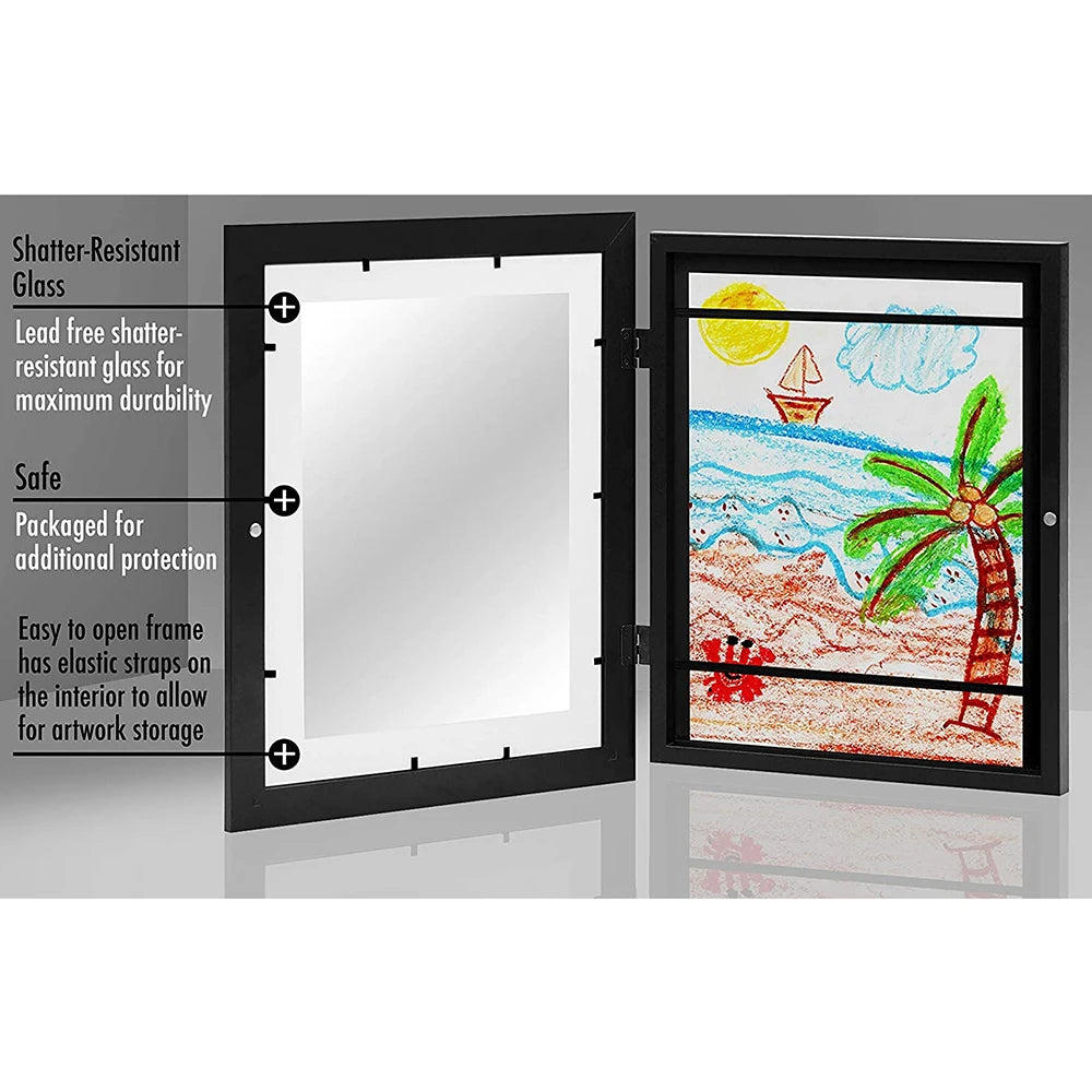 Art Frame A4 Magnetic Front-Opening, Stores 100 Sheets – image 7