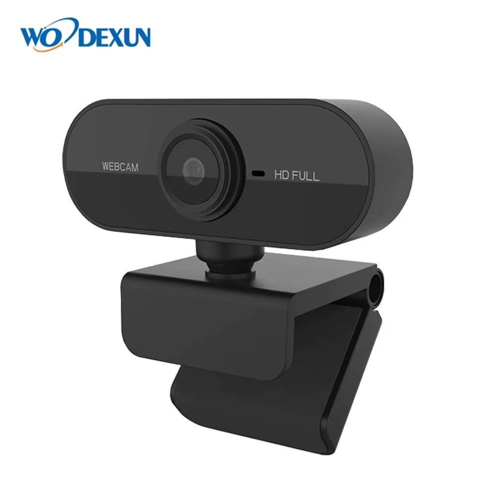 1080P HD USB Webcam with Built-In Microphone and Mini Tripod – image 6