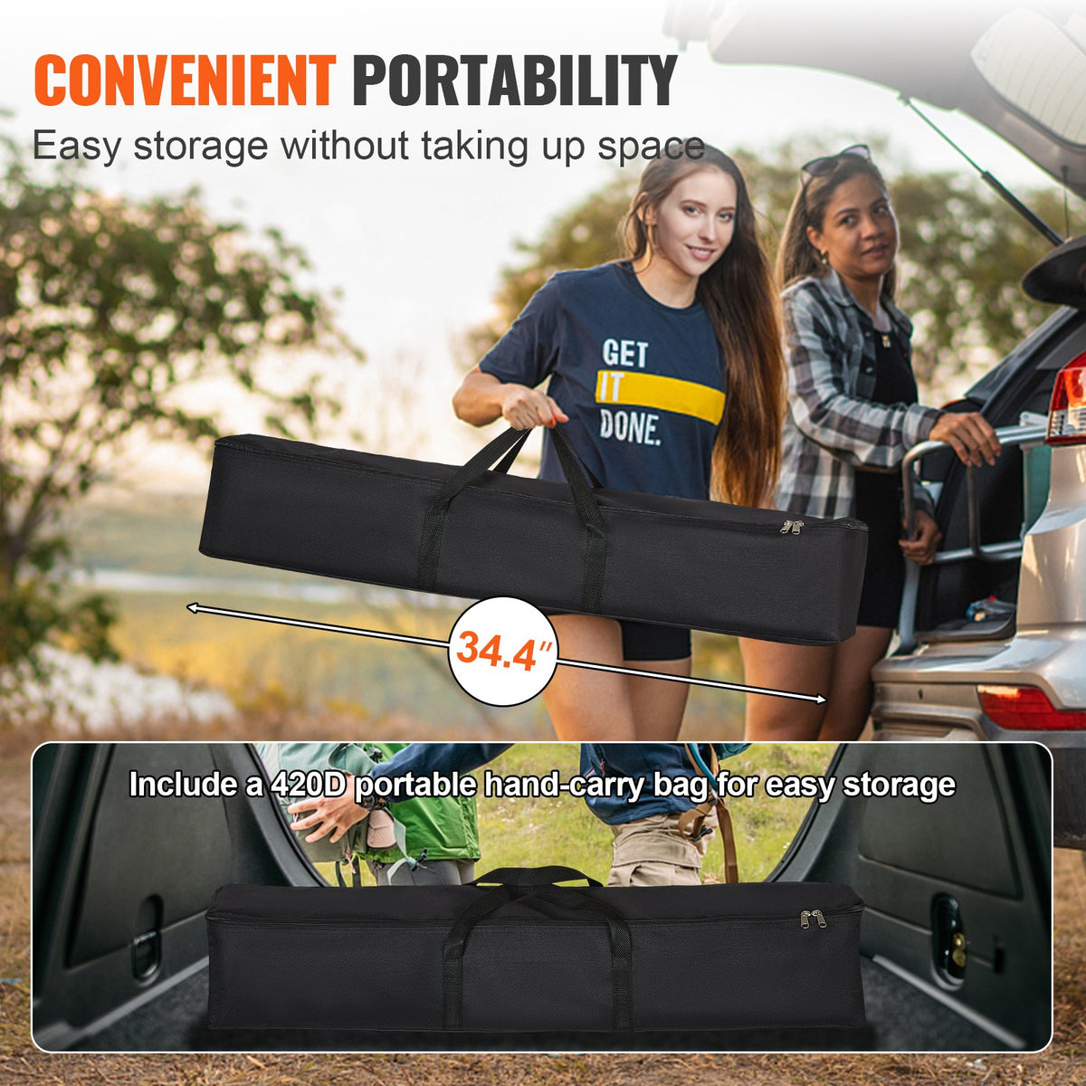 120 Inch Projector Screen with Stand, 16:9 Outdoor Movie Screen – image 6