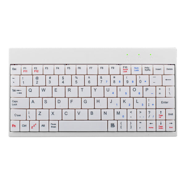 Mini Wired Keyboard 80 Keys with Tablet Stand and Carry Bag