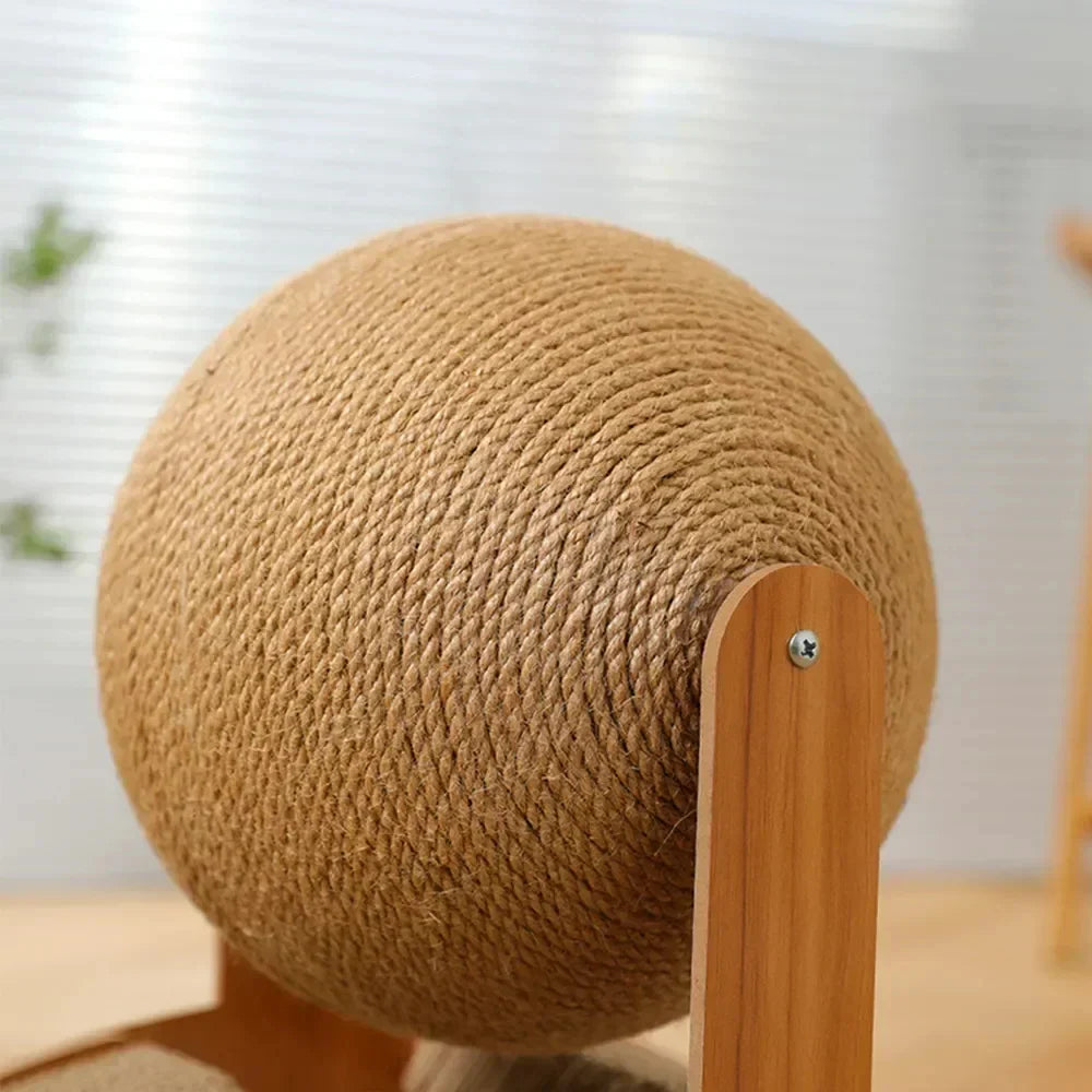 Cat Scratcher Ball Sisal Rope Inclined Scratch Board Toy – image 4