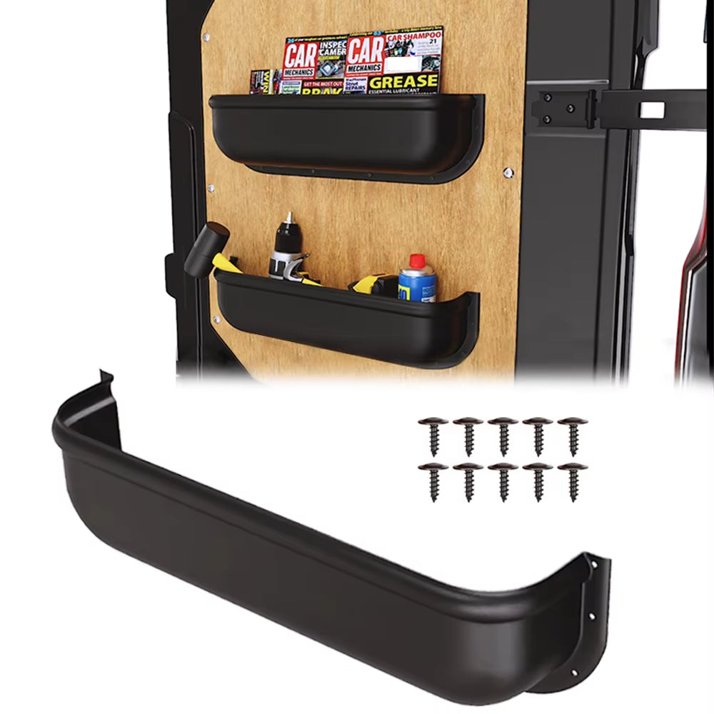 Van & Camper Door Storage Shelf - 18in Universal Tool Organizer Pocket – image 2