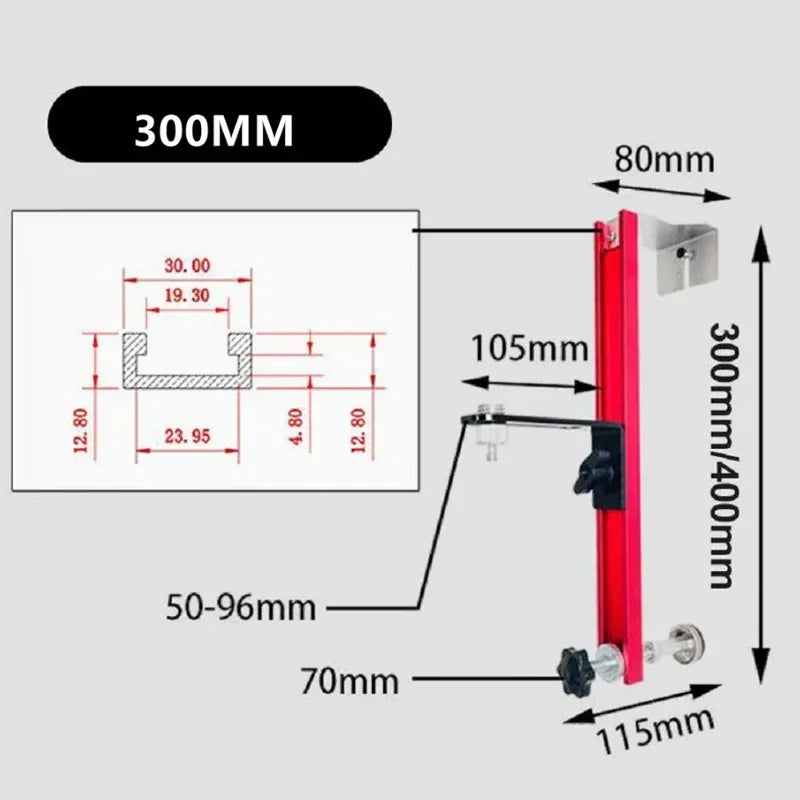 Laser Level Wall Mount Bracket – Adjustable Aluminum Holder