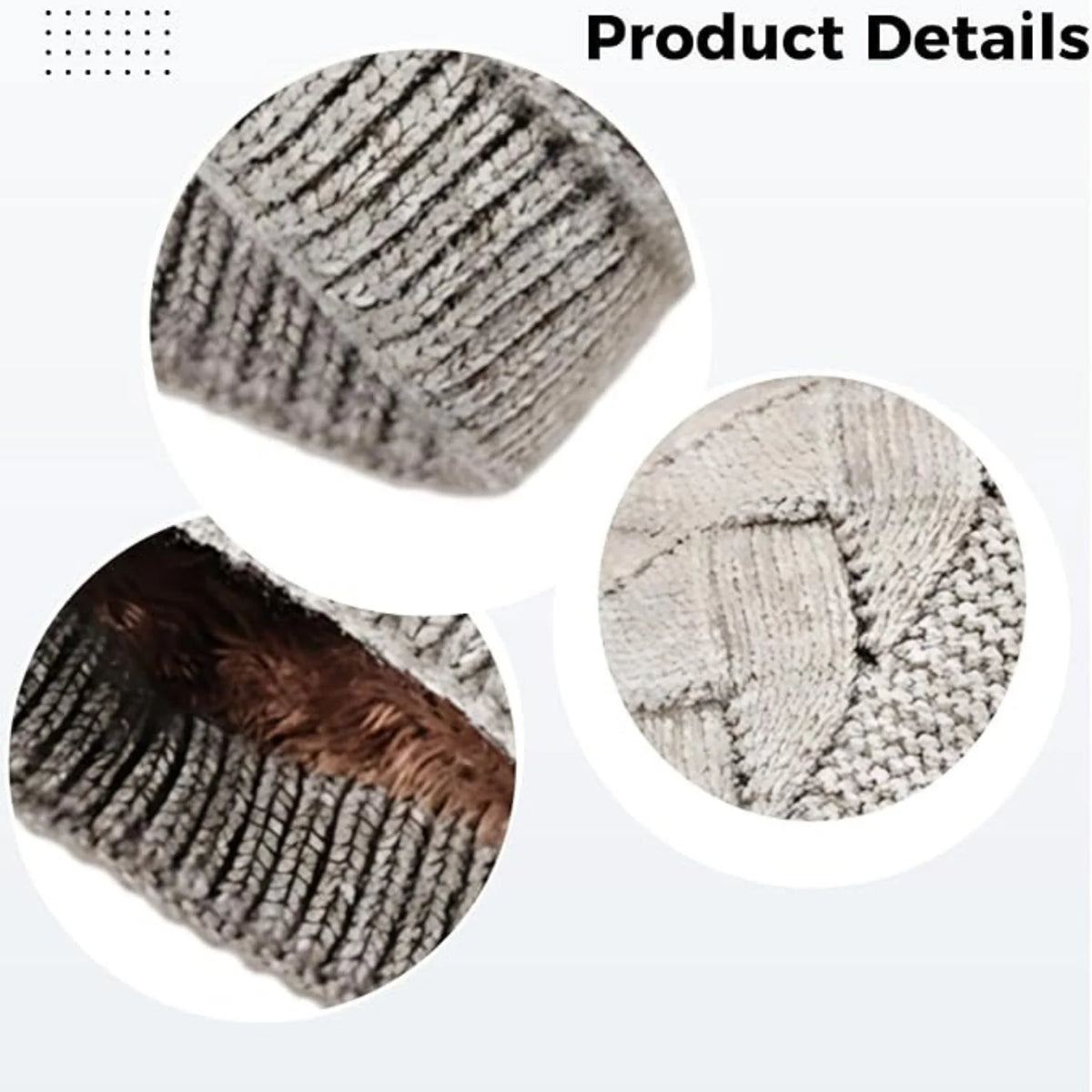 Plush Lined Knit Beanie - Warm Winter Hat for Men & Women – image 4