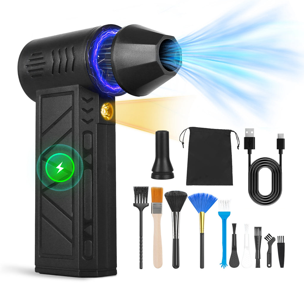 Cordless Electric Air Duster, 150000 RPM, 4 Speeds