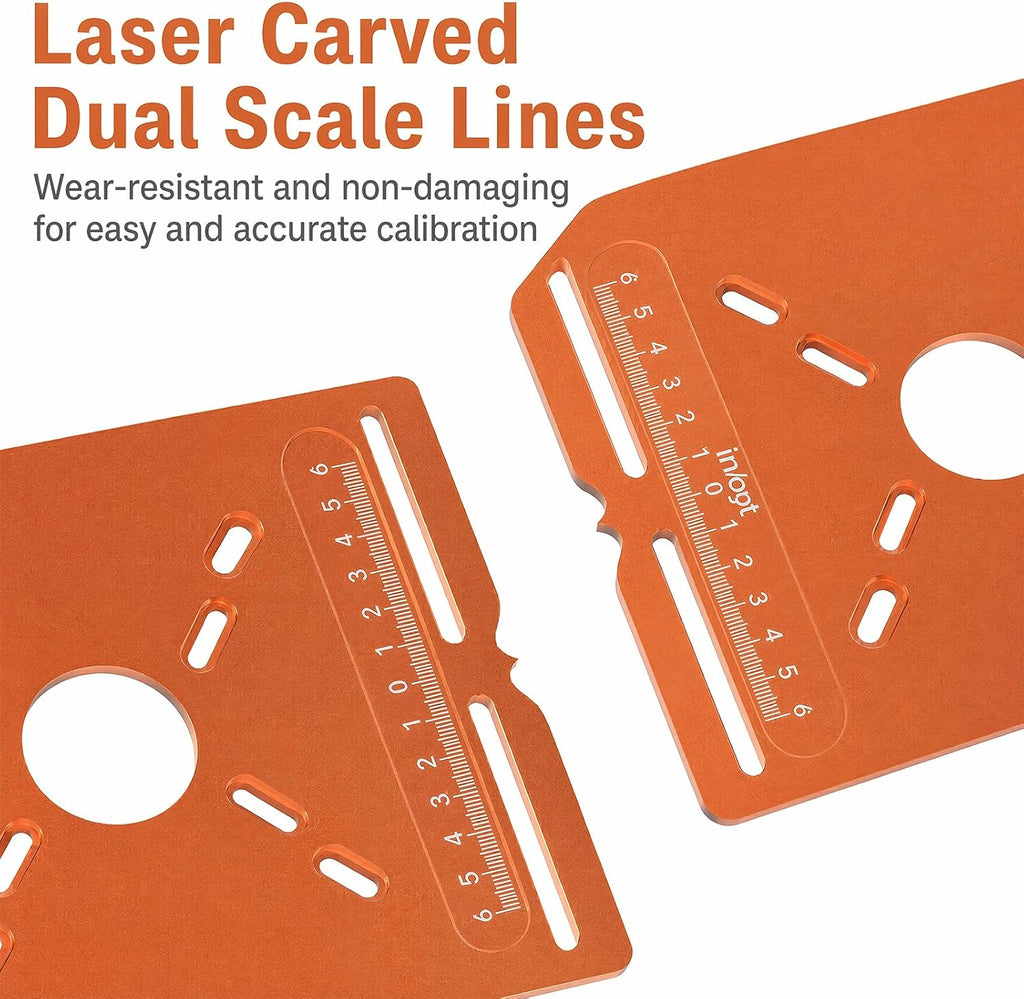 Router Slotting Guide, Aluminum Router Jig for Straight Grooves – image 4