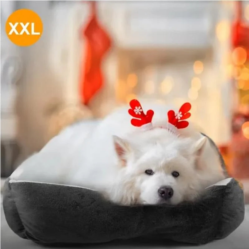 Dog Bed XXL Fleece Cozy Nest Sofa Cushion for Dogs and Cats – image 3