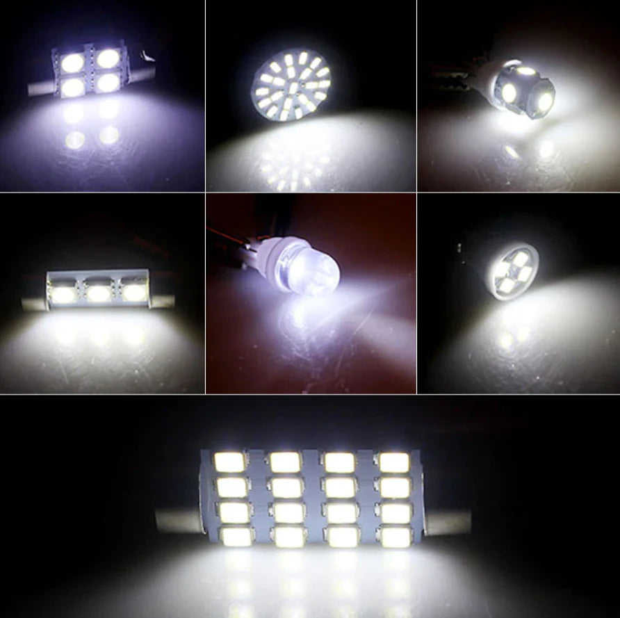 Car Interior LED Bulb Kit, 28 Pieces, 6000K White – image 11