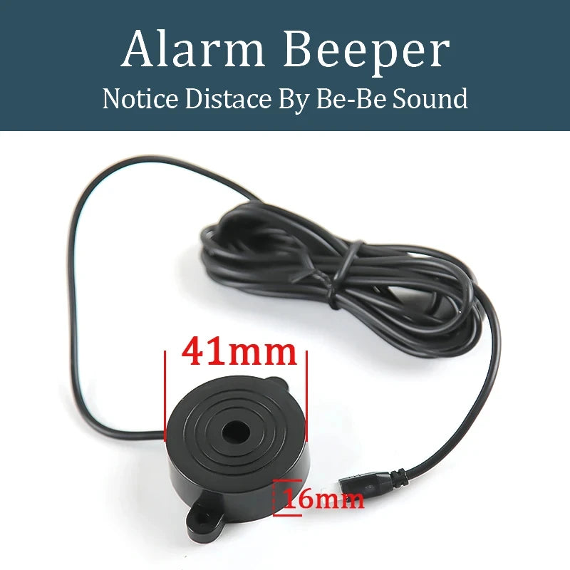 Car Backup Parking Sensor Kit - 4 Sensors with Buzzer Alert, 12V – image 4