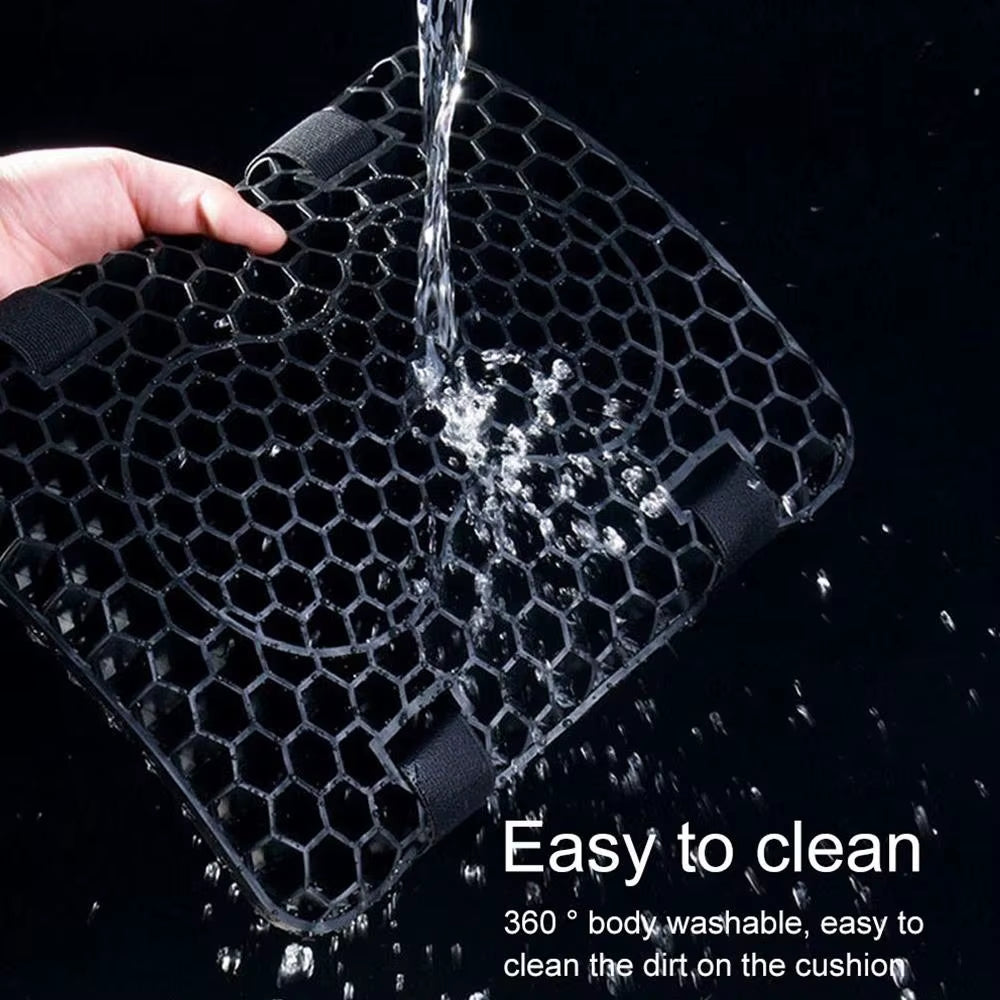 Motorcycle Gel Seat Cushion Honeycomb Breathable Pad – image 6