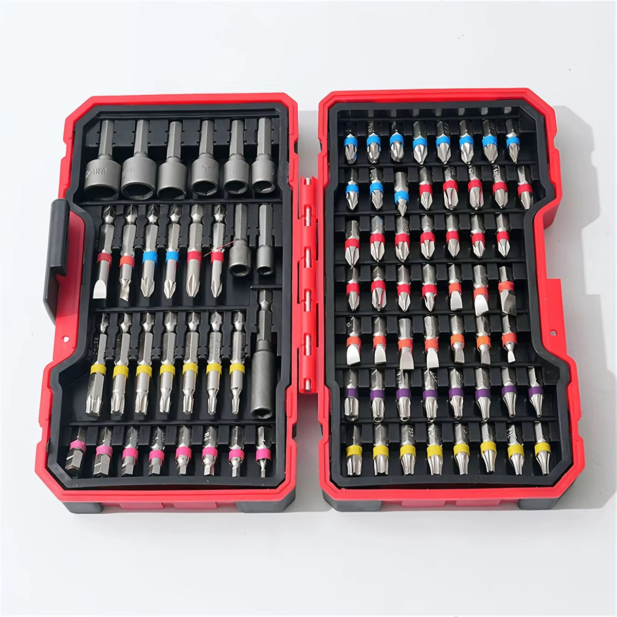 Impact Driver Bit Set 83 Pcs – S2 Steel with Magnetic Nut Driver – image 6
