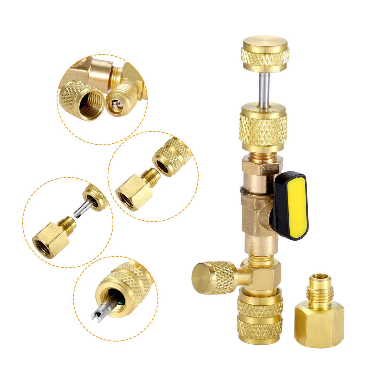 HVAC Valve Core Remover Installer – 1/4 and 5/16 in Ports