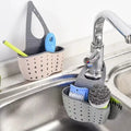 Hanging Sponge Holder - Adjustable Rubber Sink Drain Basket
