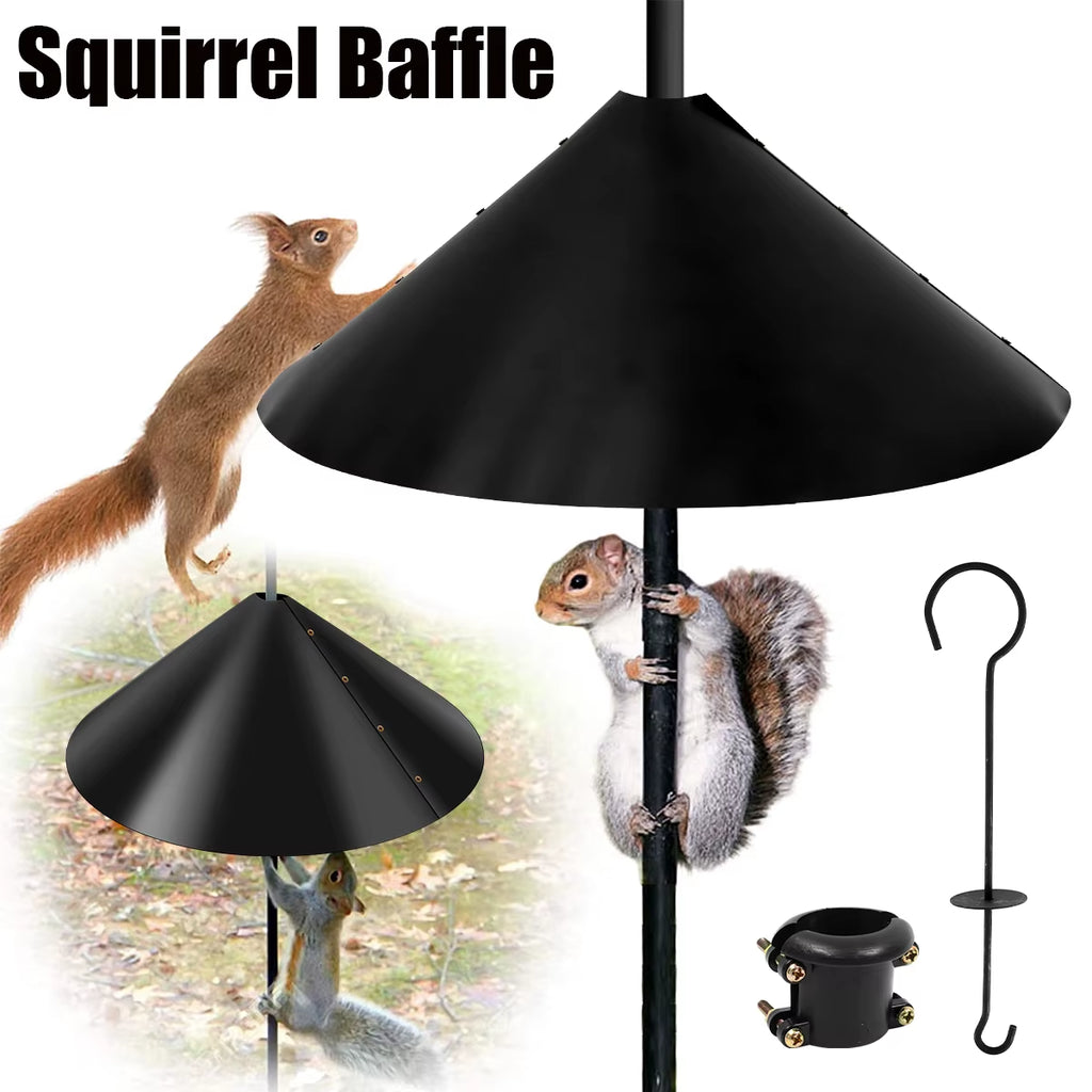 18 Inch Wrap Around Squirrel Baffle for Bird Feeder Poles – image 2