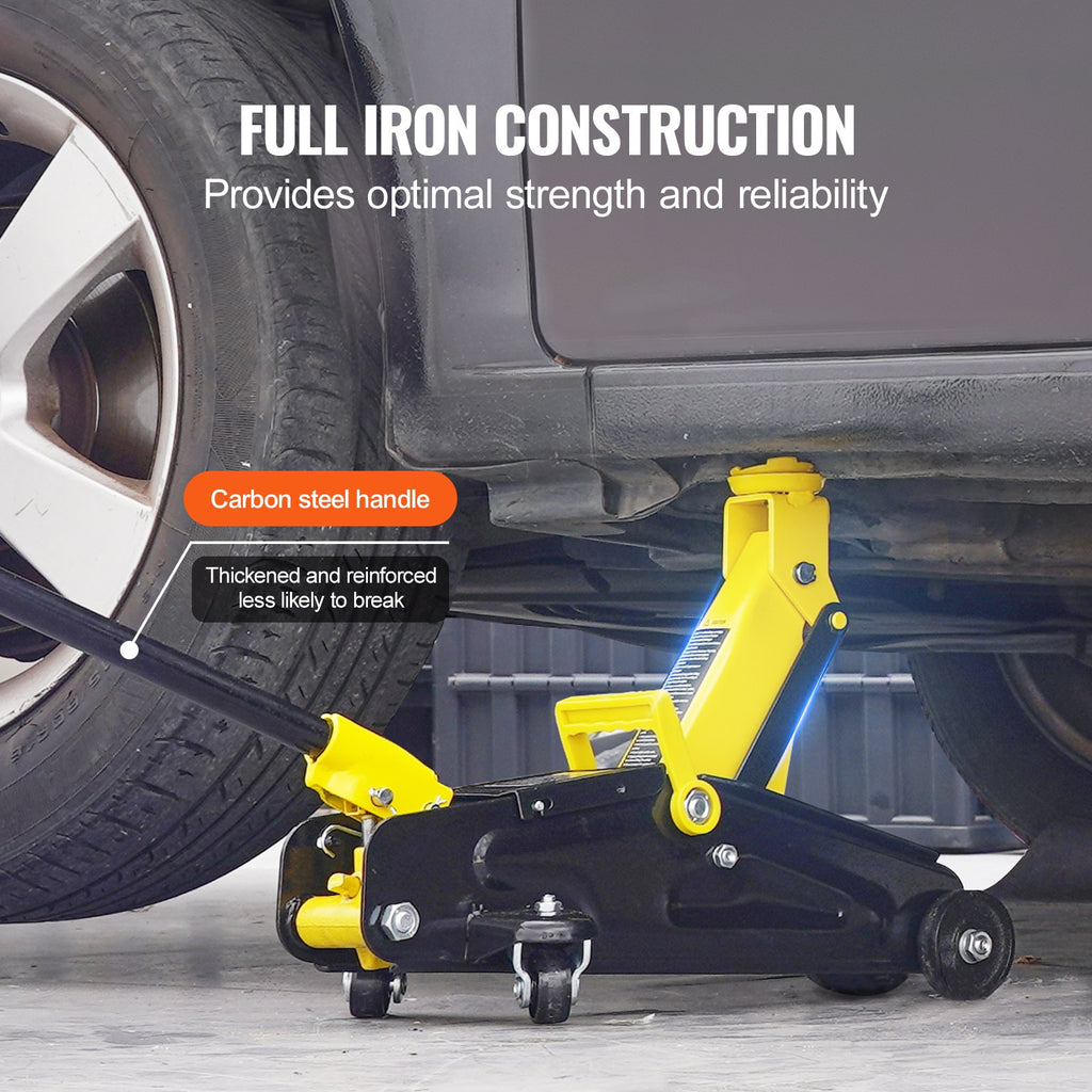Floor Jack 2 Ton Low Profile Hydraulic, 4.9-13.2 in Lift – image 5