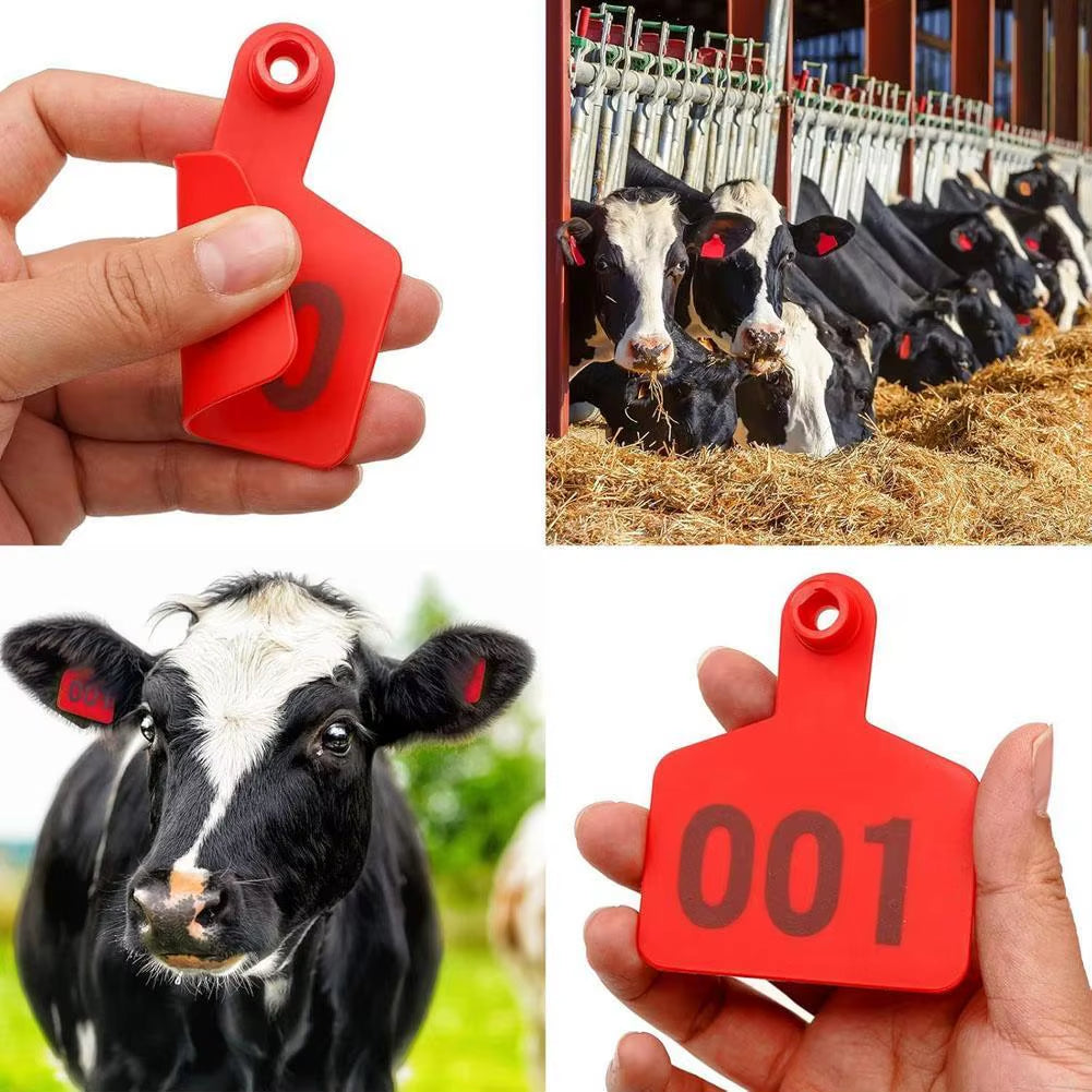 Farm Livestock Ear Tags 100 Pack, Numbered 1-100 for Cattle and Sheep – image 4