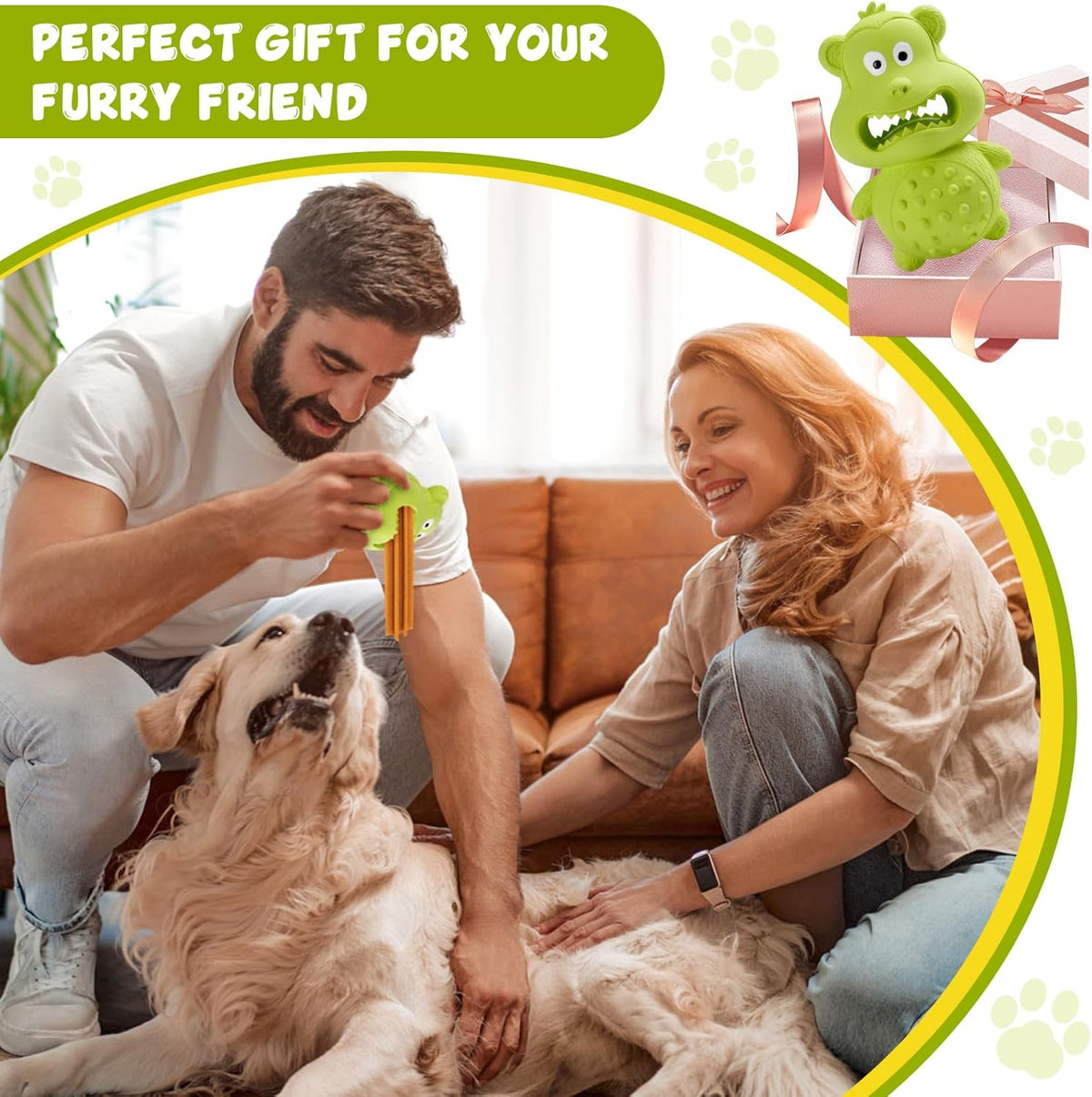 Natural Rubber Squeaky Chew Toy for Dogs – image 7