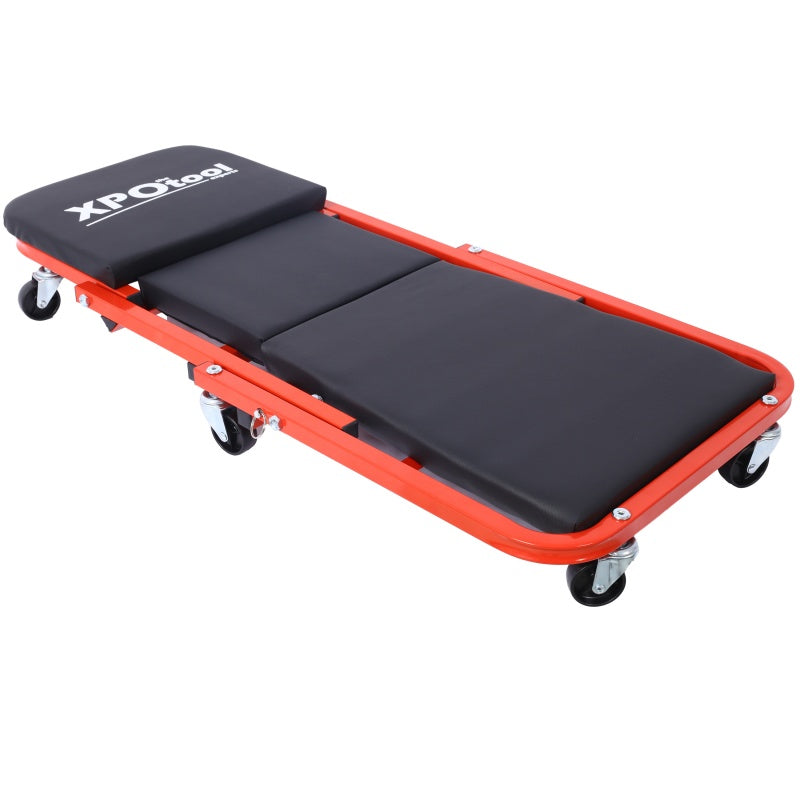 2-in-1 Mechanic Creeper and Seat, 36 in Z-Crawler, 300 lb, Red – image 5