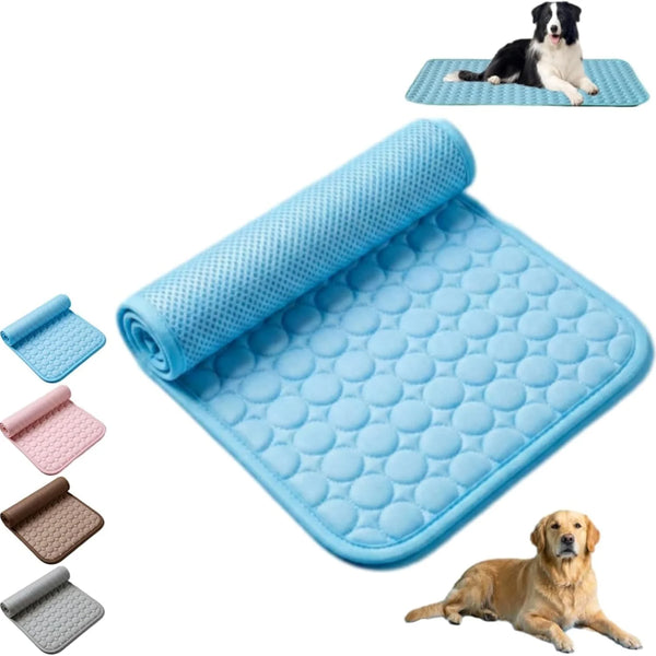 Dog Cooling Mat - Gel-Free Washable Self-Cooling Pad