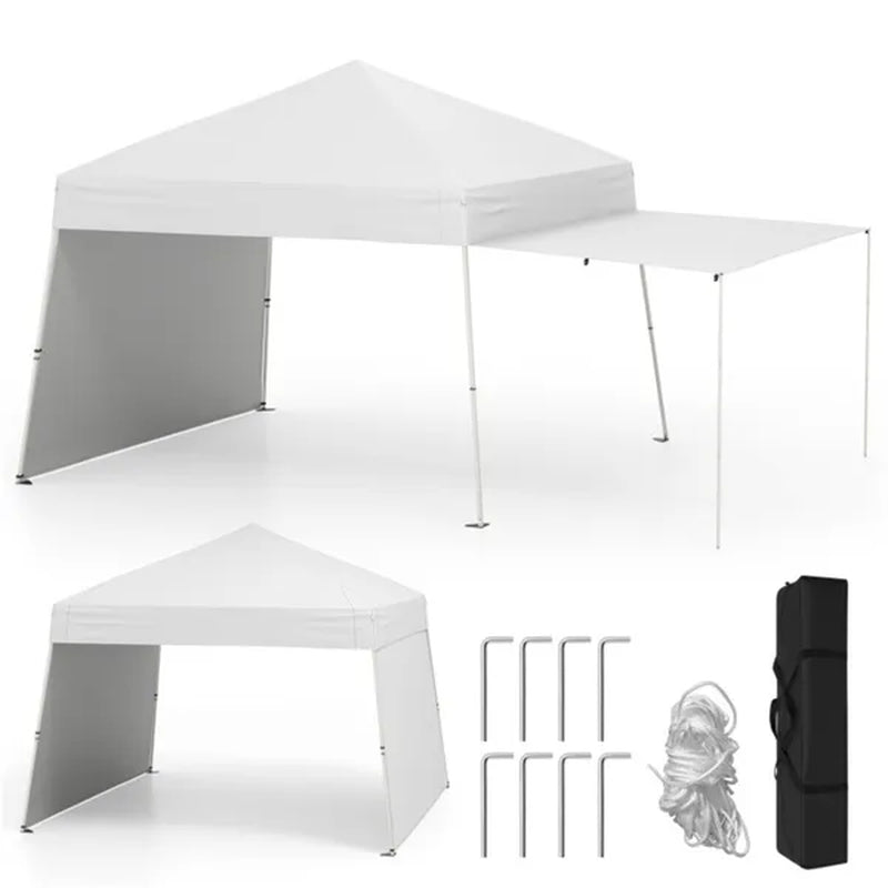 14 x 9.2 ft Pop-Up Canopy Tent with Sidewalls and Awning – image 1