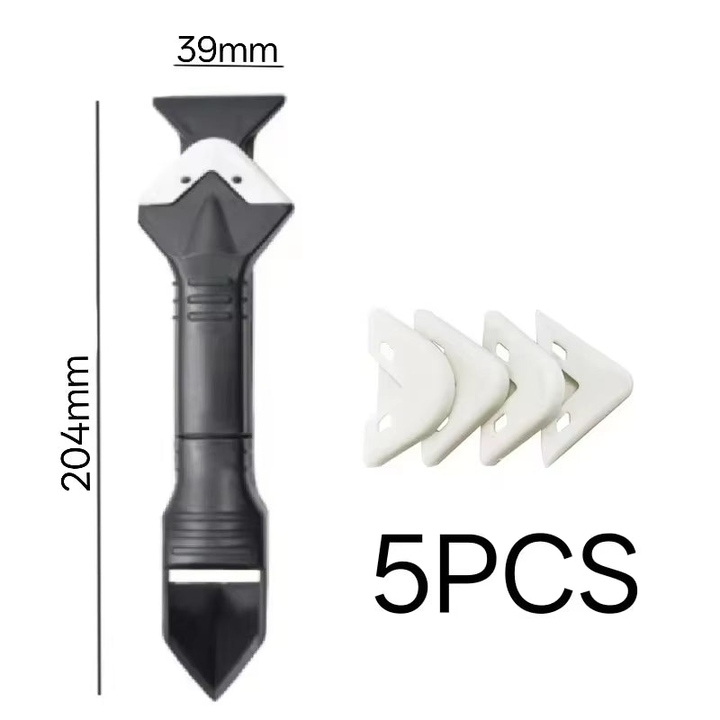 Caulk Remover Scraper Set - 5/9 Piece Sealant Finishing Tool Kit