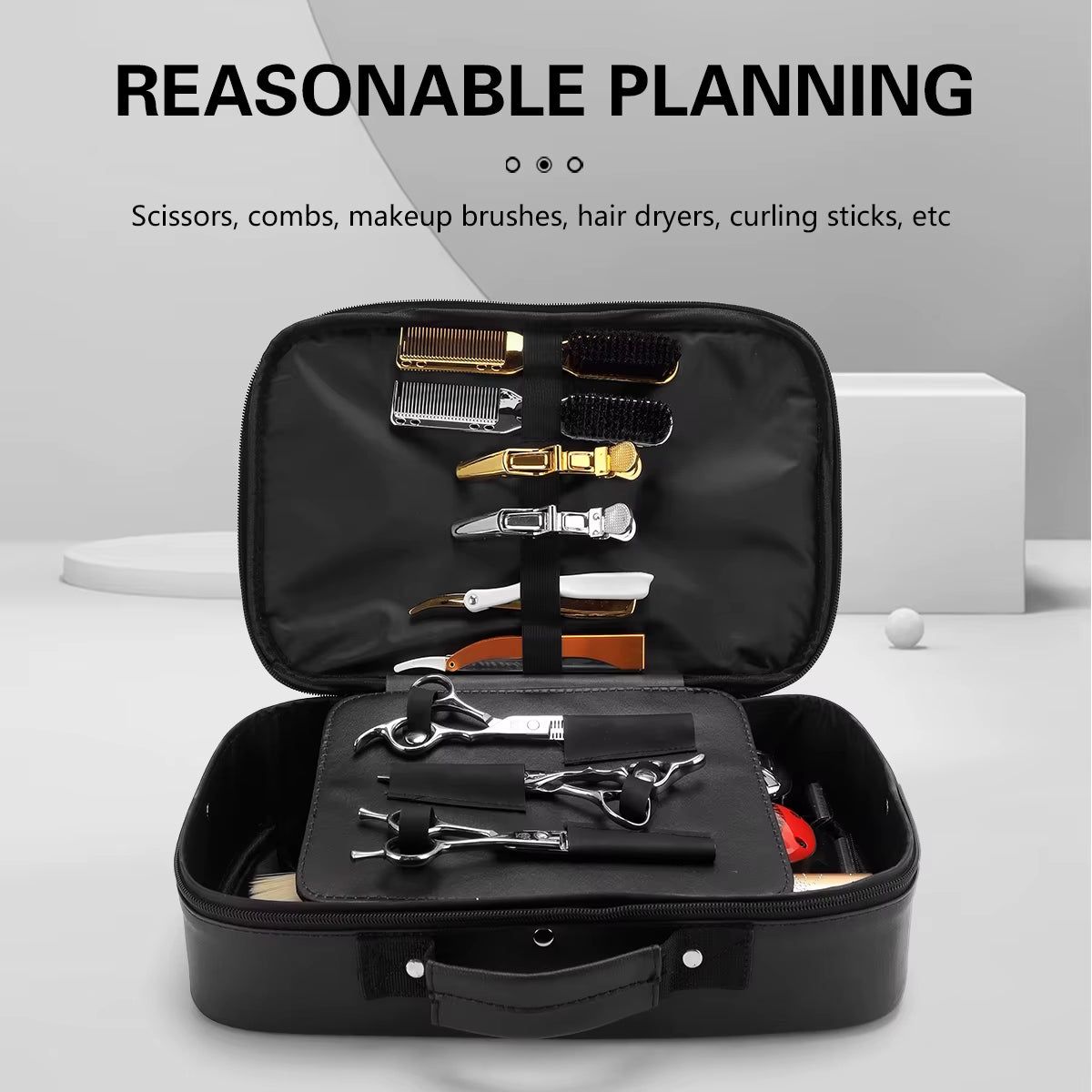 Portable Barber Tool & Scissor Storage Case – image 3