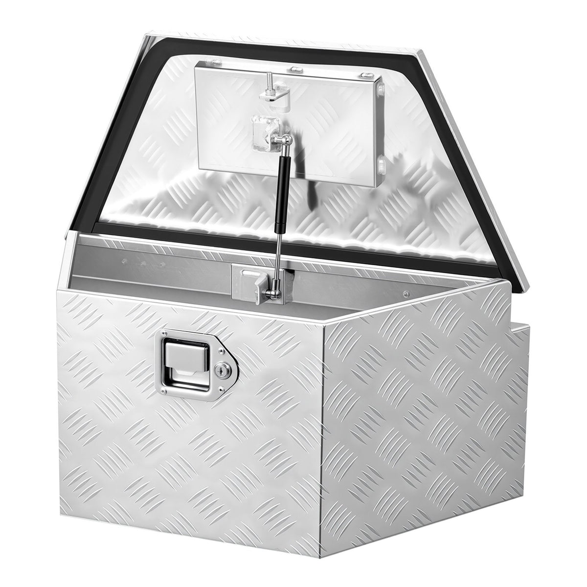 Trailer Tongue Box – 26 x 13 x 12 in Aluminum Tool Box with Lock