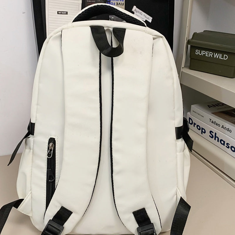Laptop Backpack – Lightweight Large-Capacity Travel Bag, White – image 10
