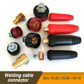 Welding Cable Quick Connector, Brass Panel Plug and Socket Set