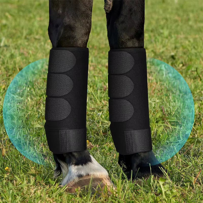 Farm Horse Leg Boots Pair, Neoprene Front or Hind Leg Guards – image 2