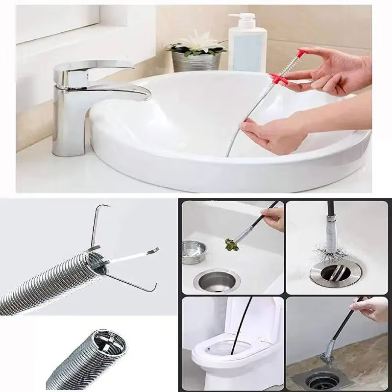 Drain Clog Remover Tool - Flexible Claw Grabber, 60-200cm – image 3
