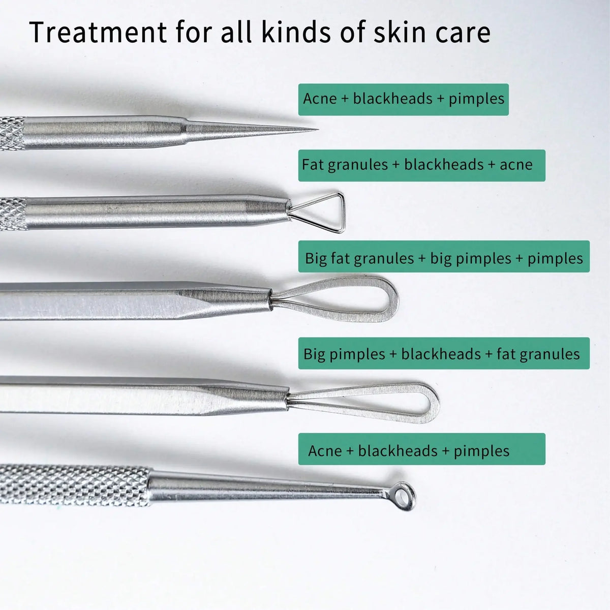 Blackhead Extractor Tool Kit Stainless Steel with Storage Box – image 4