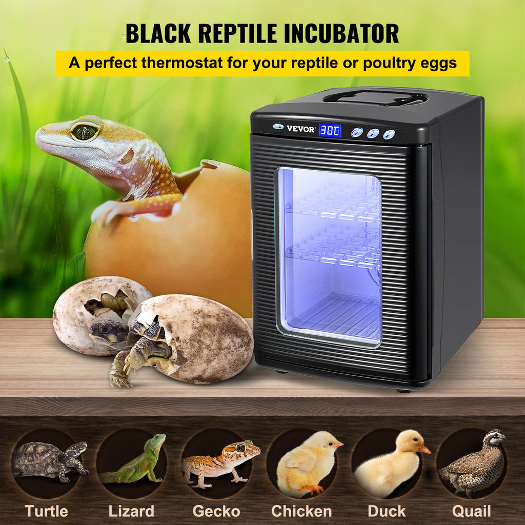 Reptile Egg Incubator 25L, Digital Heating and Cooling 41-107°F – image 3