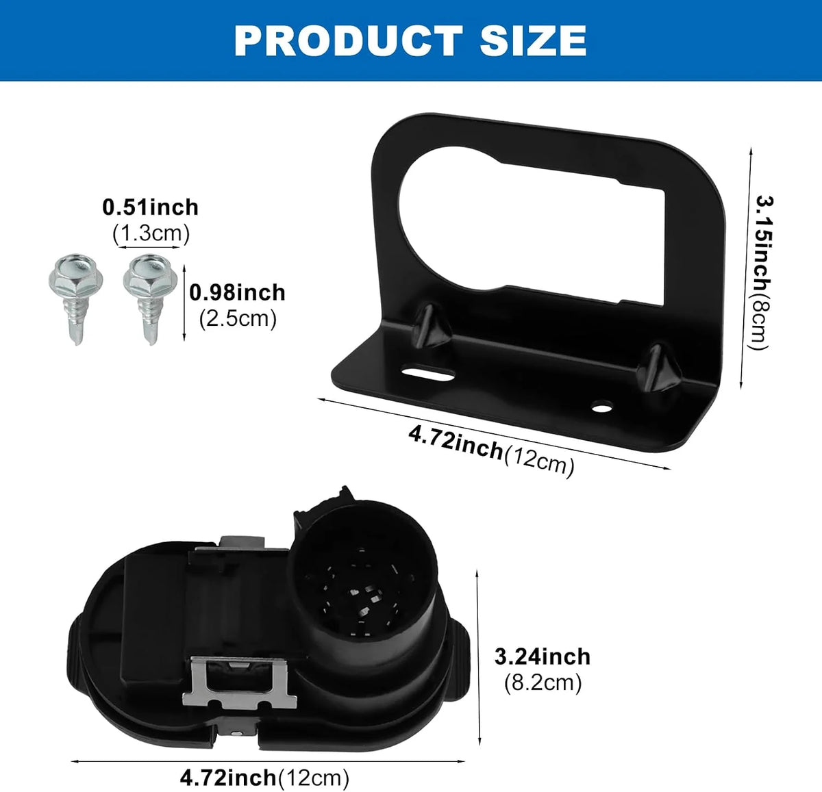 7-Way & 4-Pin Trailer Plug Kit with Mounting Bracket – image 4