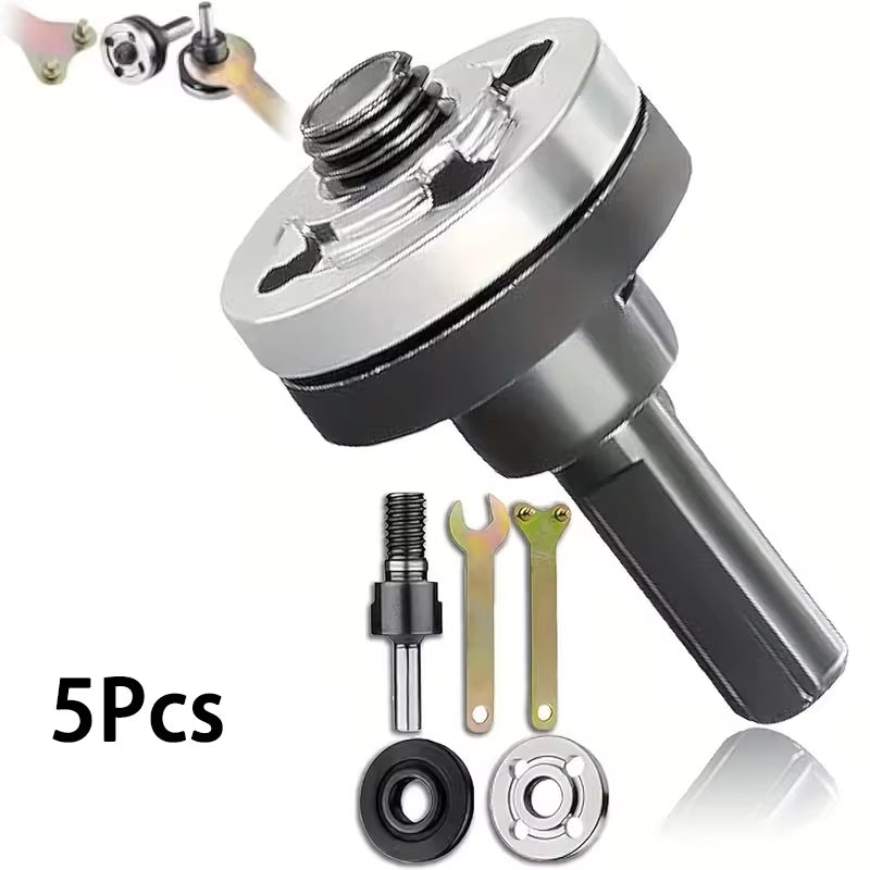 Angle Grinder Drill Adapter - 10Mm Drill to Grinder Conversion Rod Set
