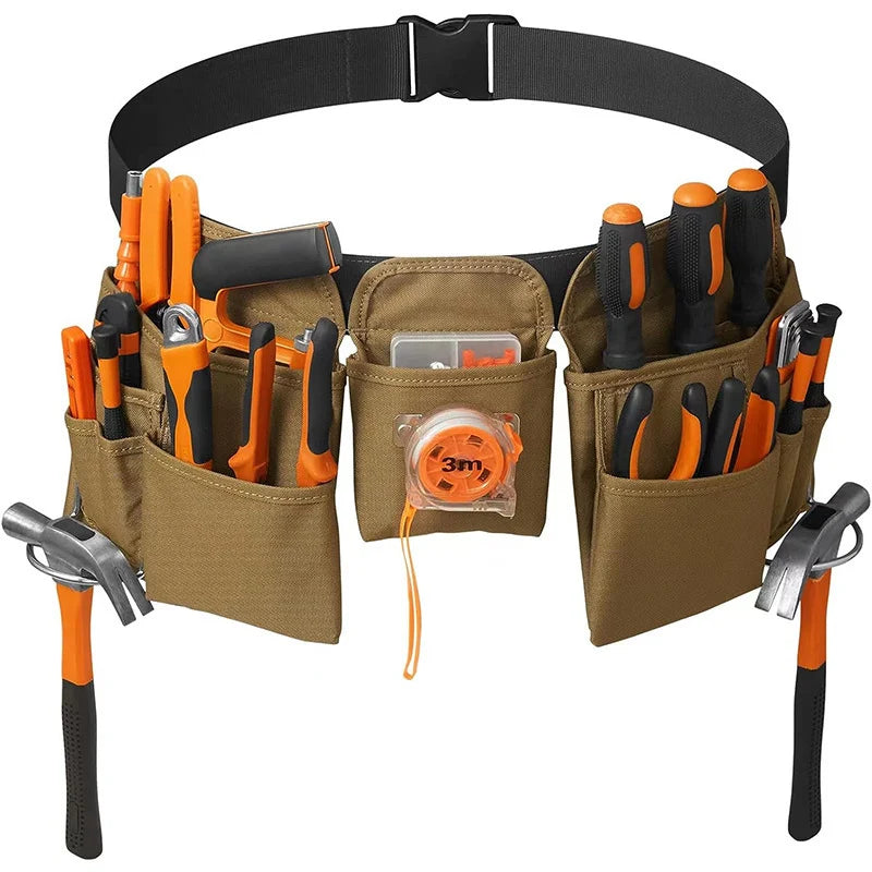 Tool Belt, Adjustable 900D Oxford Cloth with 19 Pockets – image 3
