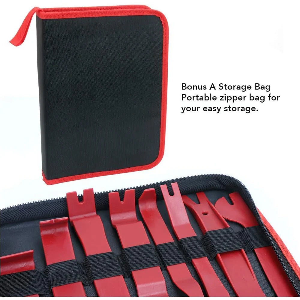 Trim Removal Tool Kit, 19-Piece Auto Panel, Clip and Stereo Tools – image 6